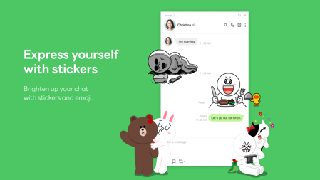 LINE: Protecting user privacy and building a secure and reliable communication environment.